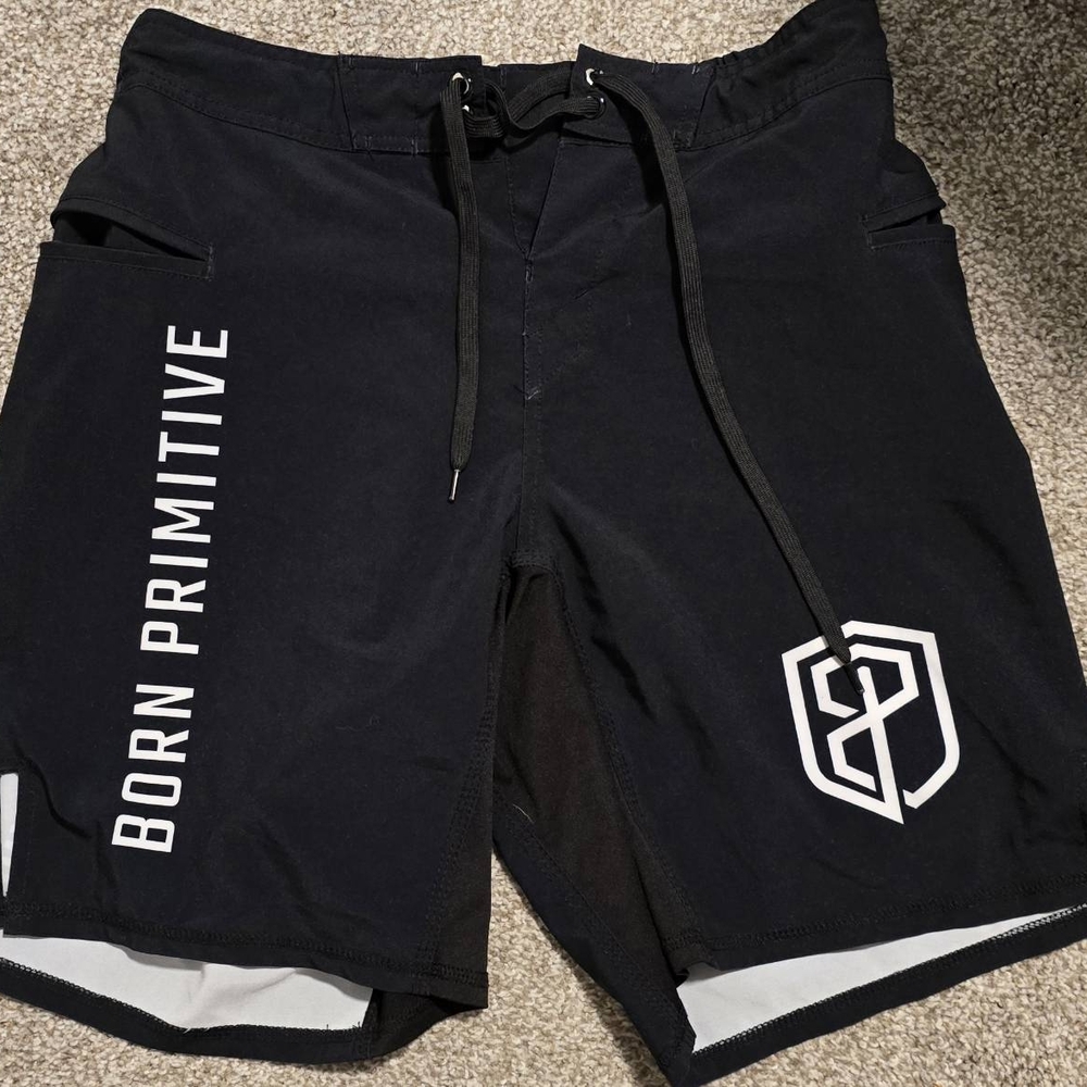 Born Primitive Men's Black Shorts